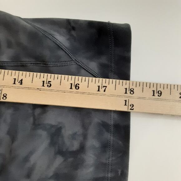 Lululemon Align Tee Crop Short Sleeve Diamond Dye Pitch Gray Womens 8 Scoop Neck - Picture 8 of 9